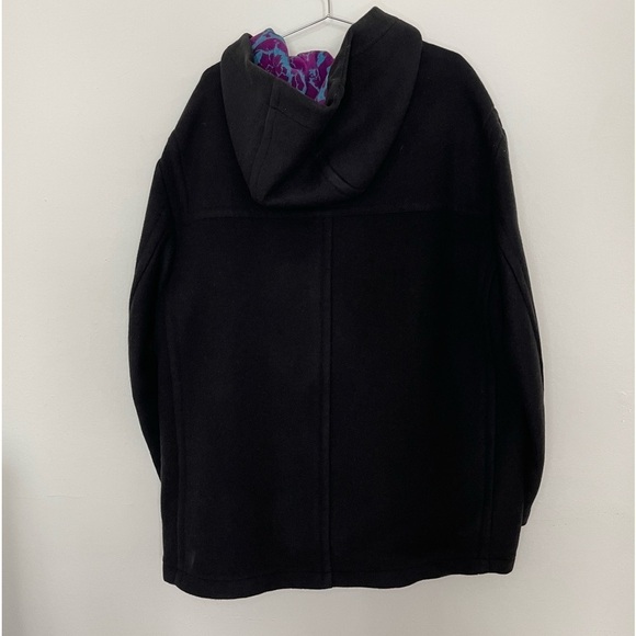 Versace Medusa Duffle Coat Black Wool Silk Blend Size XXL (54 IT) New with Tags - Picture 5 of 14